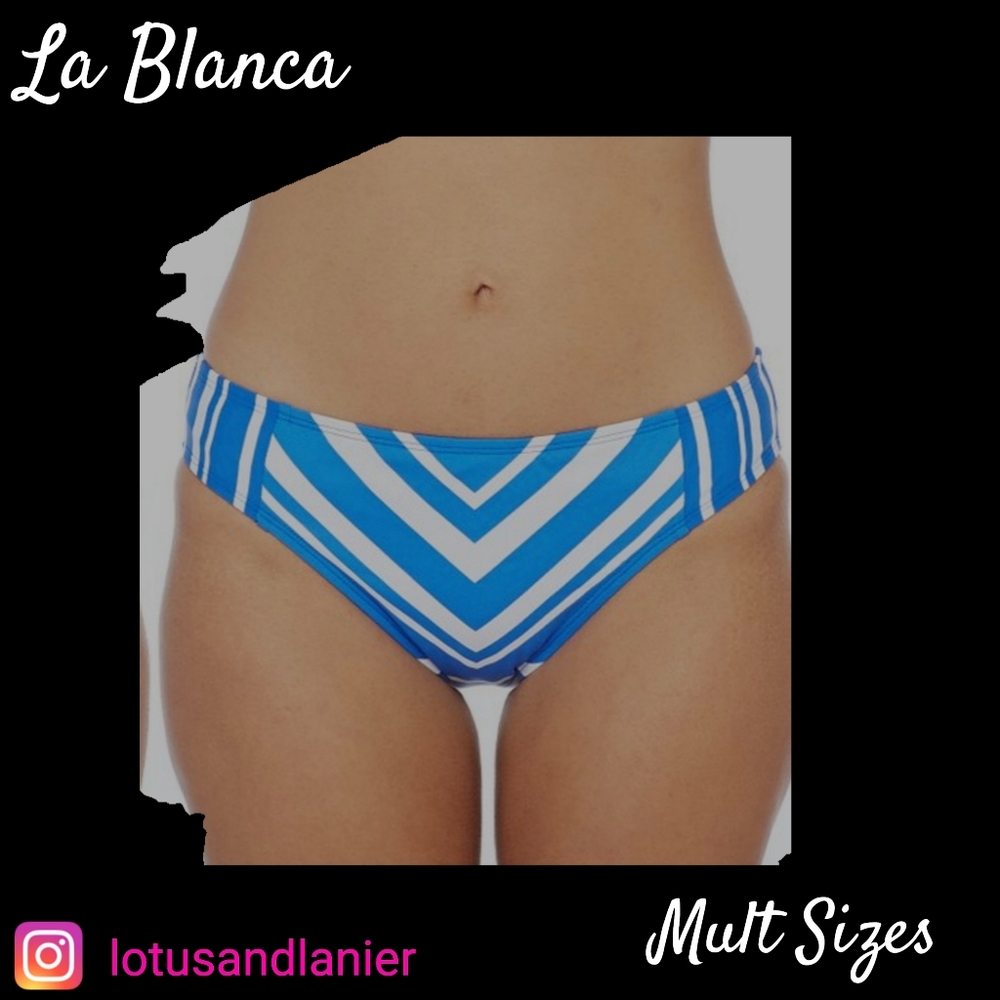 La Blanca Blue Archistripe Hipster Mult Sizes